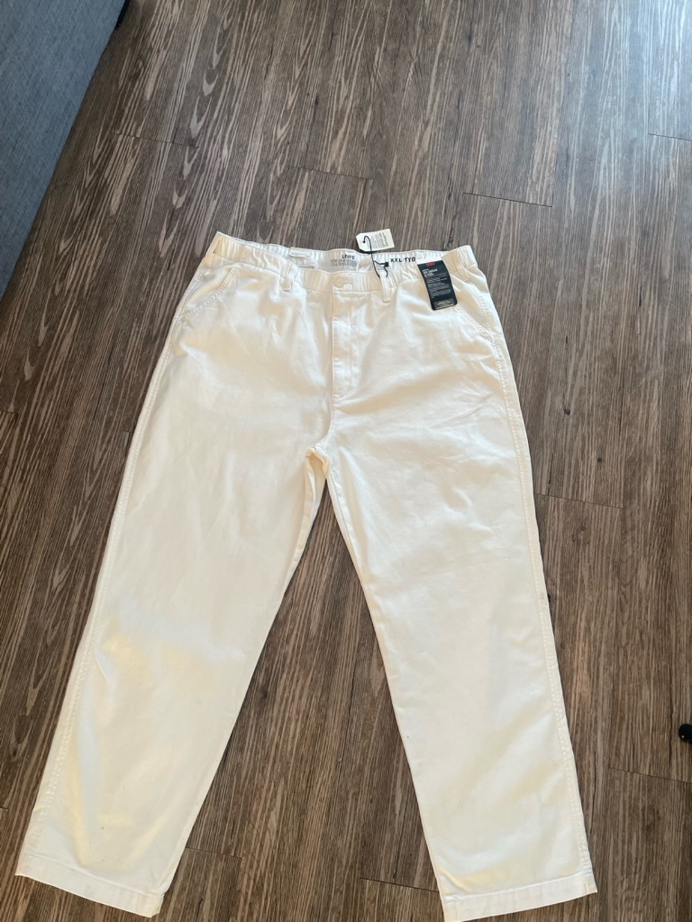 White Casual Chino Pants - Clean Straight Fit. New with tags